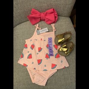 🌷New Baby dress & matching bottom, 3Months🌷